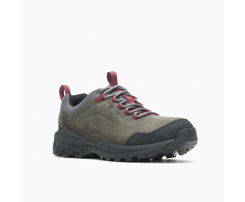 Merrell Forestbound Men's Hiking Shoes Grey | 8256-SQWGK