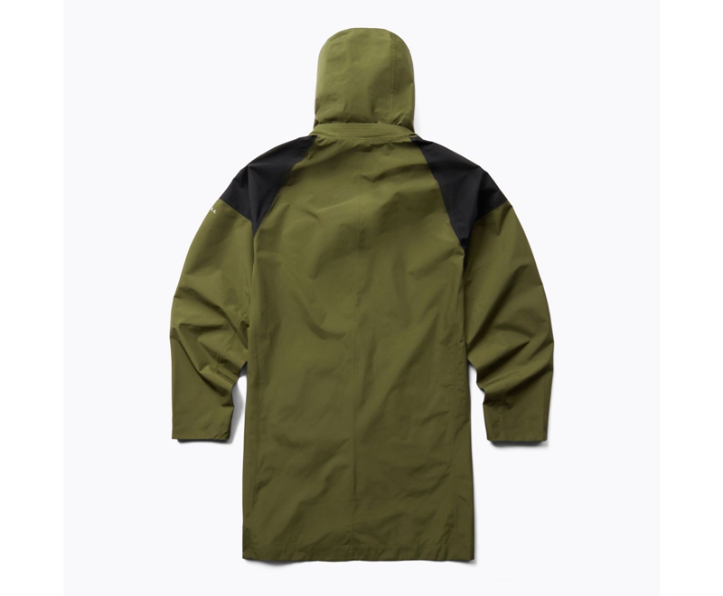 Merrell GORE-TEX® Cargo Pocket Parka Men's Jackets Olive | 7562-XRPZL