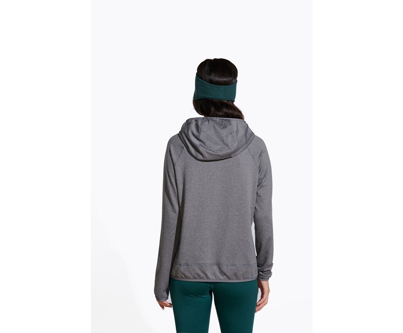 Merrell Geotex Pullover Women's Hoodie Dark Grey | 0678-OIKEZ