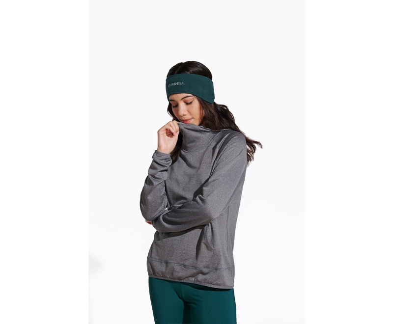 Merrell Geotex Pullover Women\'s Hoodie Dark Grey | 0678-OIKEZ