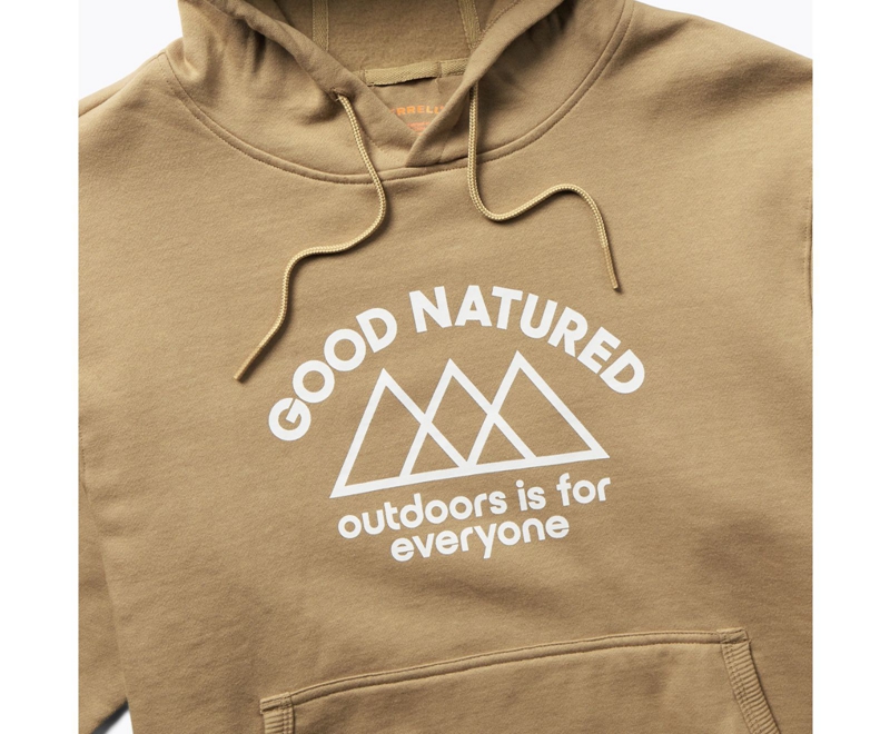 Merrell Good Natured Men's Hoodie Brown | 0734-YEBIV