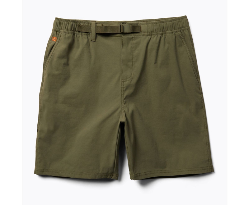 Merrell Hayes Hiker Men\'s Shorts Olive | 9103-VZDIF