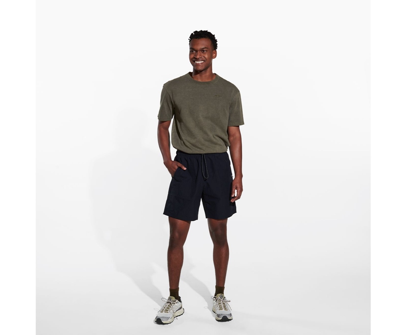 Merrell Hayes Men's Shorts Black | 8324-WVKEL