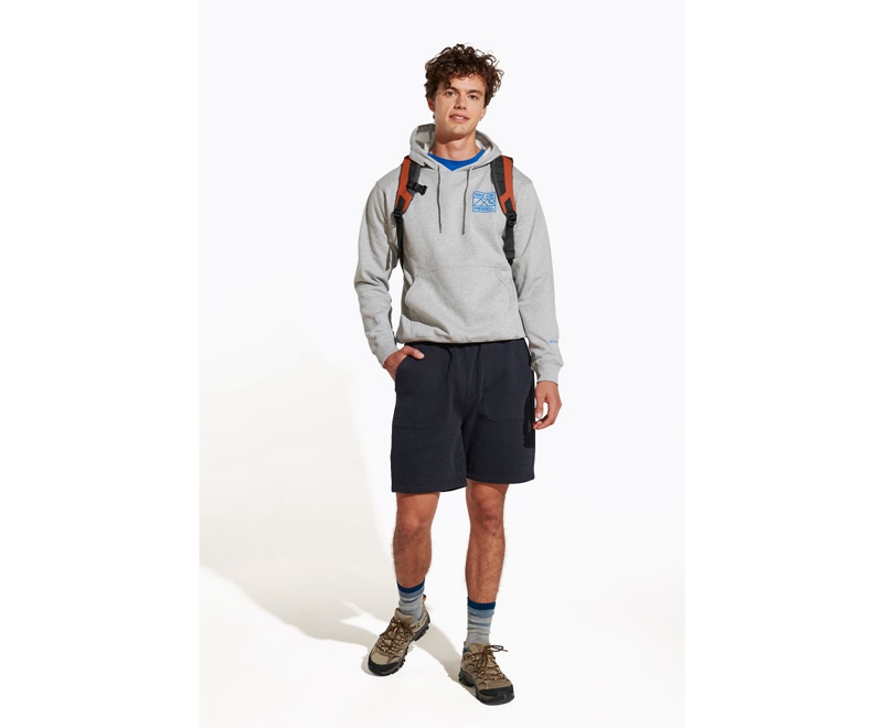 Merrell Hike On Men's Hoodie Grey | 8361-IEQFT