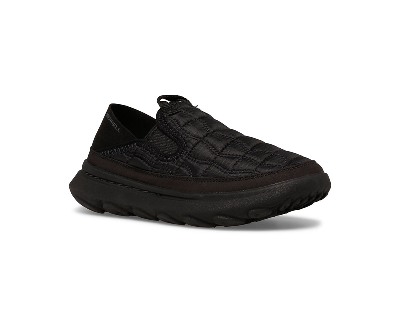 Merrell Hut Moc 2.0 Kids' Casual Shoes Black | 2738-VXRYL