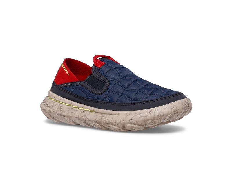 Merrell Hut Moc 2.0 Kids' Casual Shoes Navy | 7065-JKNGP