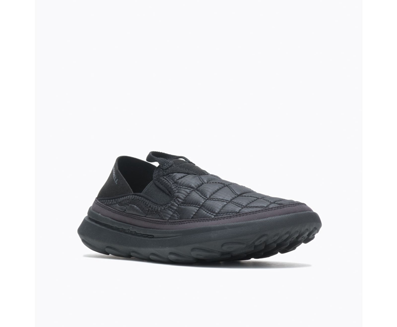 Merrell Hut Moc 2 Women's Slip Ons Black | 0392-ATHUI