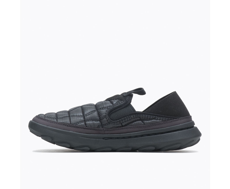 Merrell Hut Moc 2 Women's Slip Ons Black | 0392-ATHUI