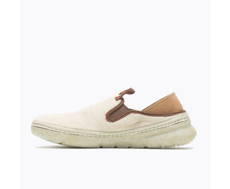 Merrell Hut Moc Cozy II Women's Slip Ons Cream | 1980-UIPDM