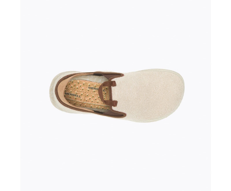 Merrell Hut Moc Cozy II Women's Slip Ons Cream | 1980-UIPDM