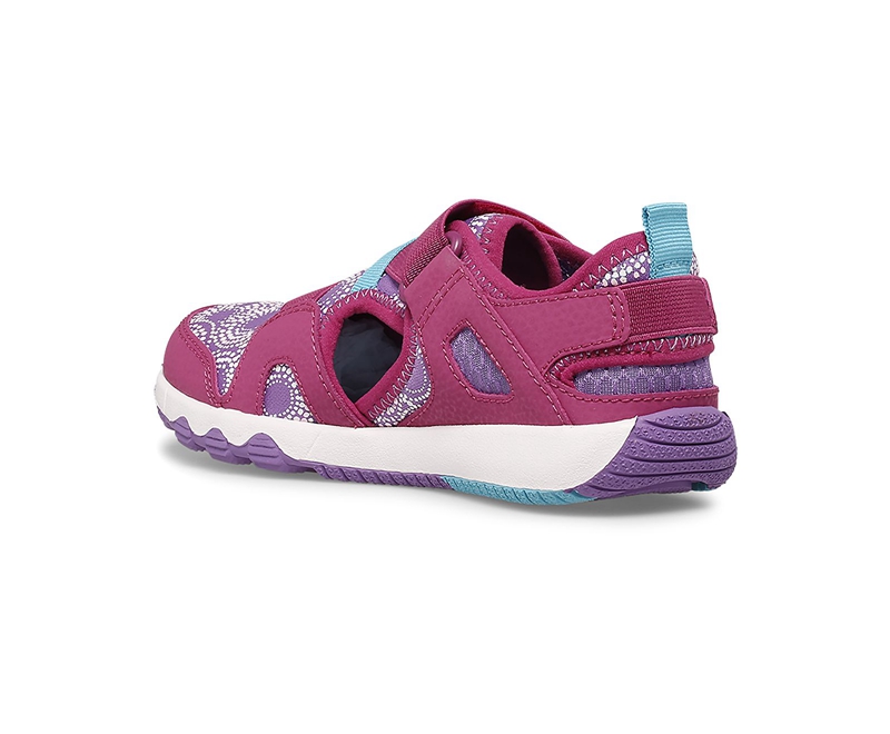 Merrell Hydro Free Roam Chroma Monarch Kids' Sandals Fuchsia | 7516-XWMEK