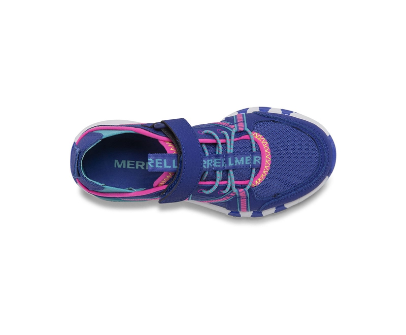 Merrell Hydro Free Roam Kids' Sandals Blue / Turquoise | 7321-CMFJR