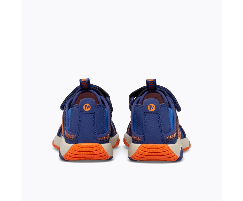 Merrell Hydro Free Roam Kids' Sandals Navy / Deep Blue | 9786-NWTHB