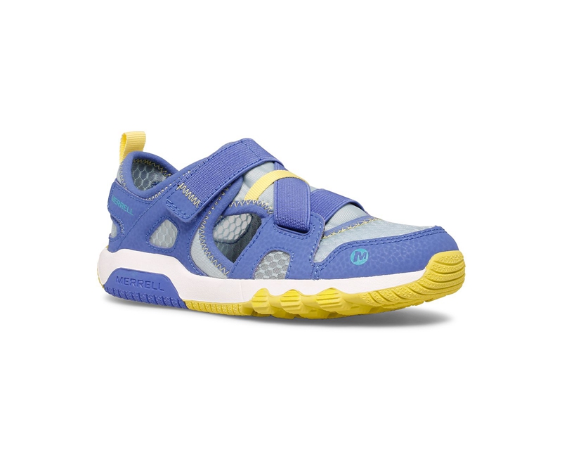 Merrell Hydro Free Roam Monarch Kids' Sandals Blue | 1620-PEOJZ