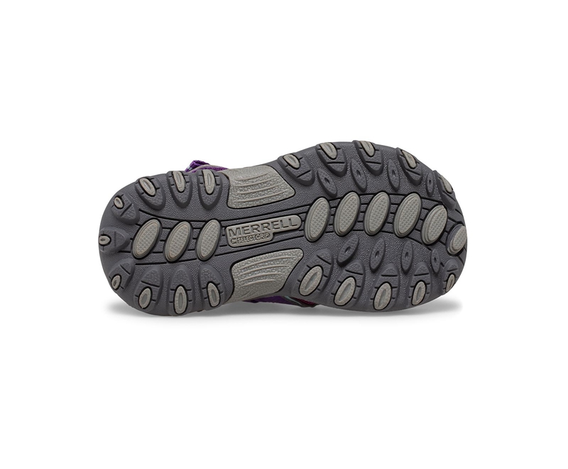 Merrell Hydro H2O Hiker Jr Kids' Sandals Purple | 7453-LGJHC