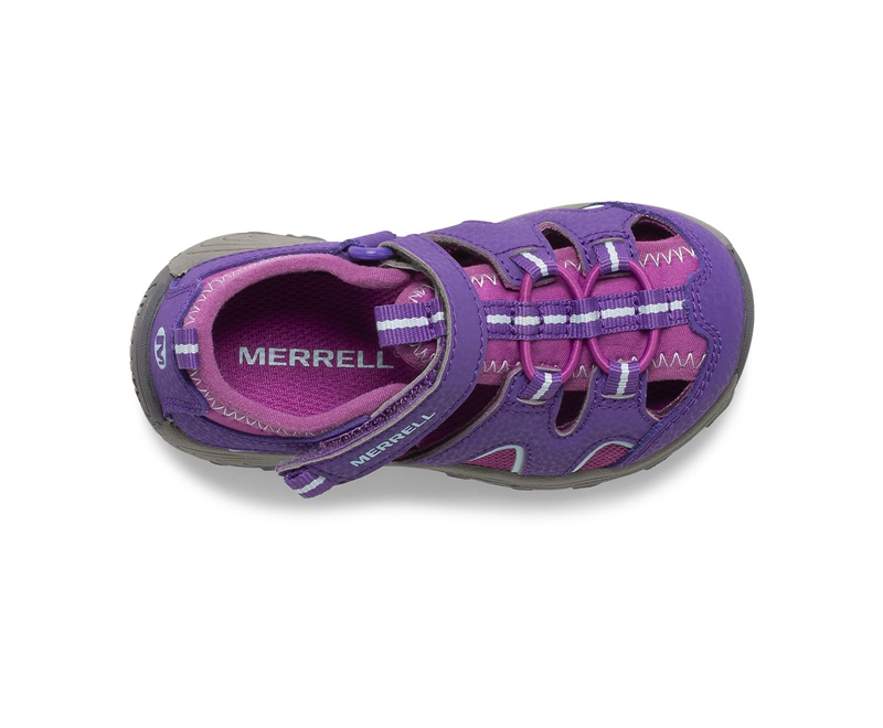 Merrell Hydro H2O Hiker Jr Kids' Sandals Purple | 7453-LGJHC