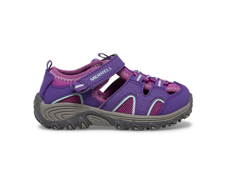 Merrell Hydro H2O Hiker Jr Kids\' Sandals Purple | 7453-LGJHC