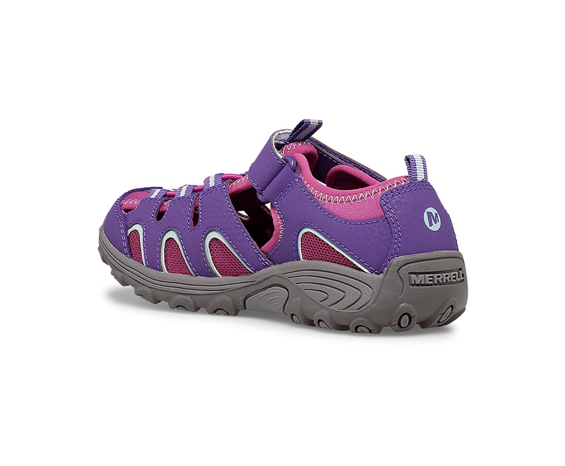 Merrell Hydro H2O Kids' Sandals Purple | 9246-PZRLU