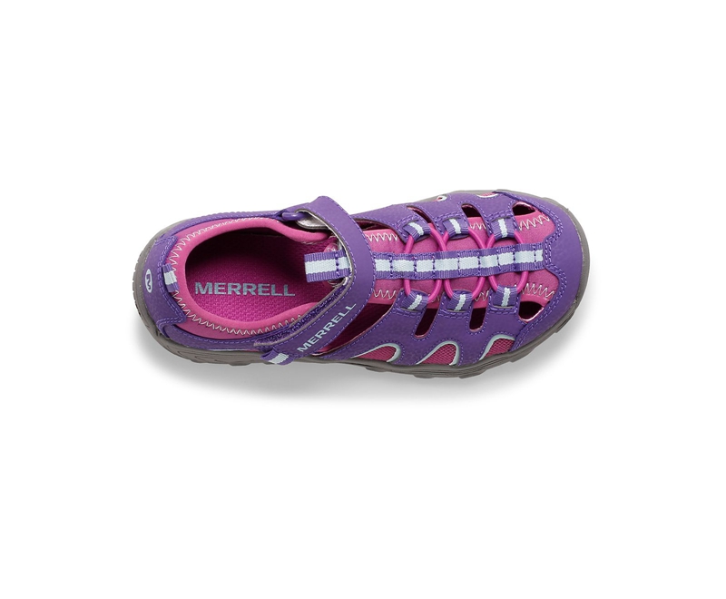 Merrell Hydro H2O Kids' Sandals Purple | 9246-PZRLU