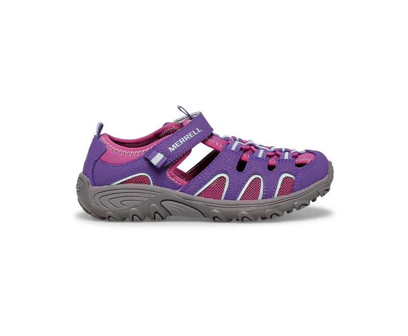 Merrell Hydro H2O Kids\' Sandals Purple | 9246-PZRLU