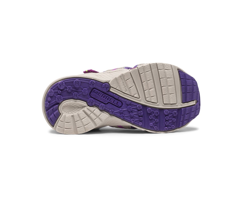 Merrell Hydro Jr. Kids' Sandals Brown / Purple | 2458-SPYOV