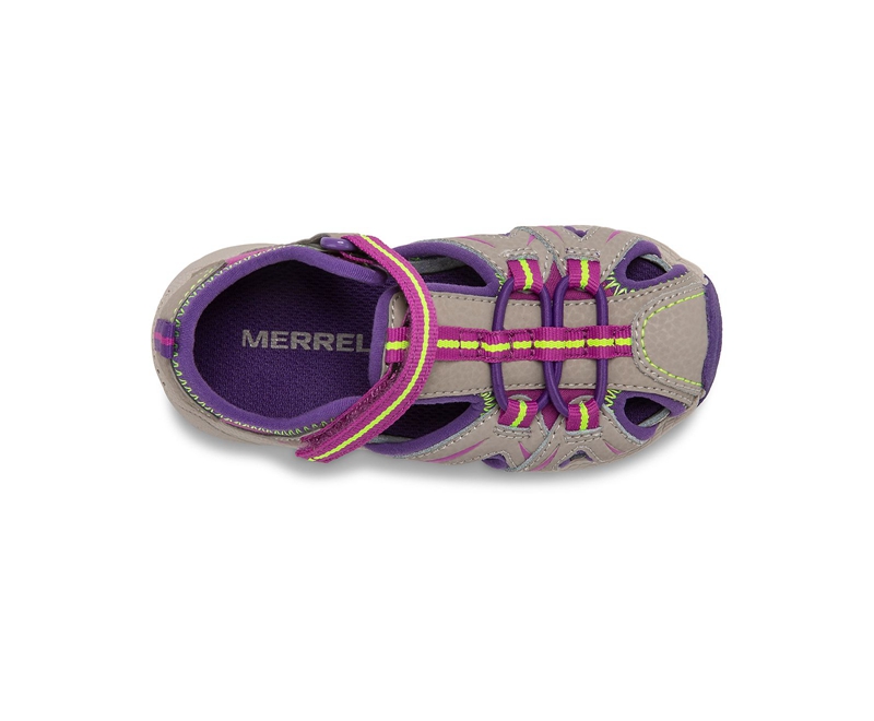 Merrell Hydro Jr. Kids' Sandals Brown / Purple | 2458-SPYOV