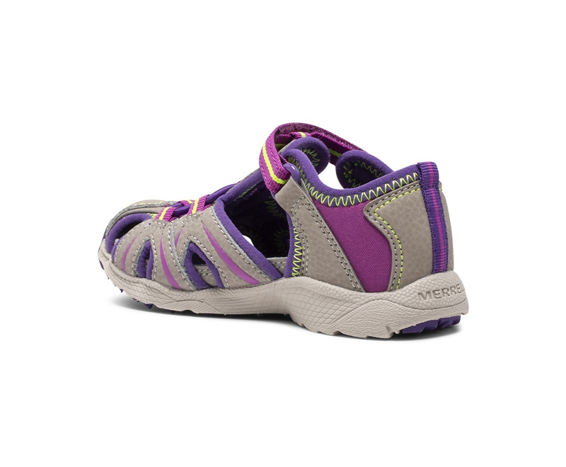 Merrell Hydro Jr. Kids' Sandals Brown / Purple | 2458-SPYOV