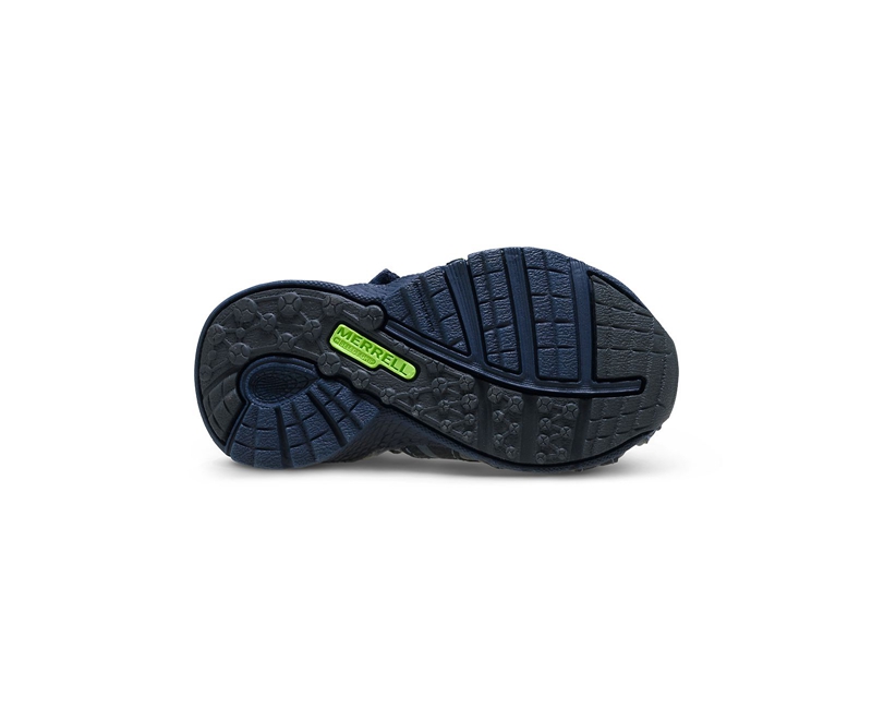 Merrell Hydro Jr. Kids' Sandals Navy / Green | 1627-FOETW