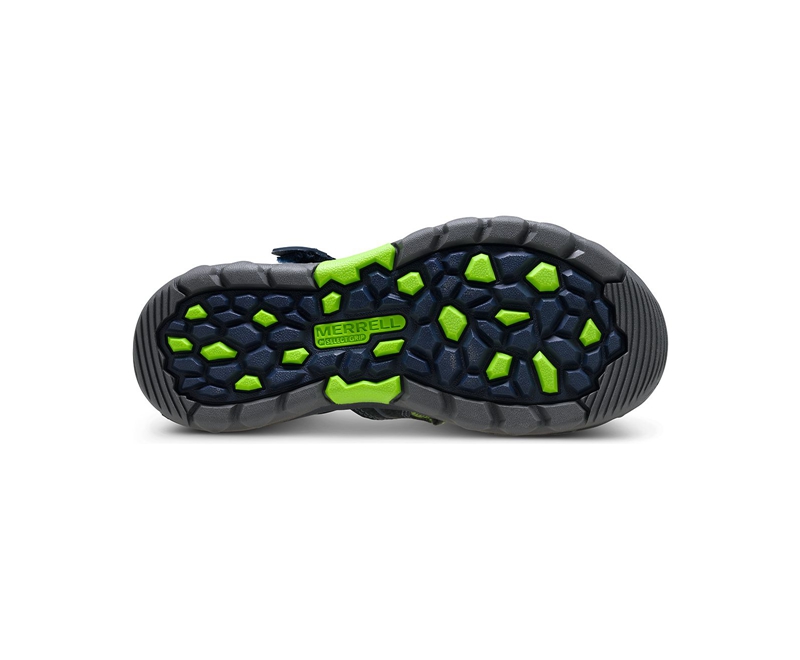 Merrell Hydro Kids' Sandals Navy / Green | 0126-BVXOK