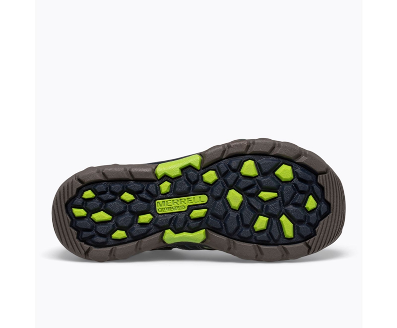 Merrell Hydro Kids' Sandals Navy / Green | 6921-SKAHZ