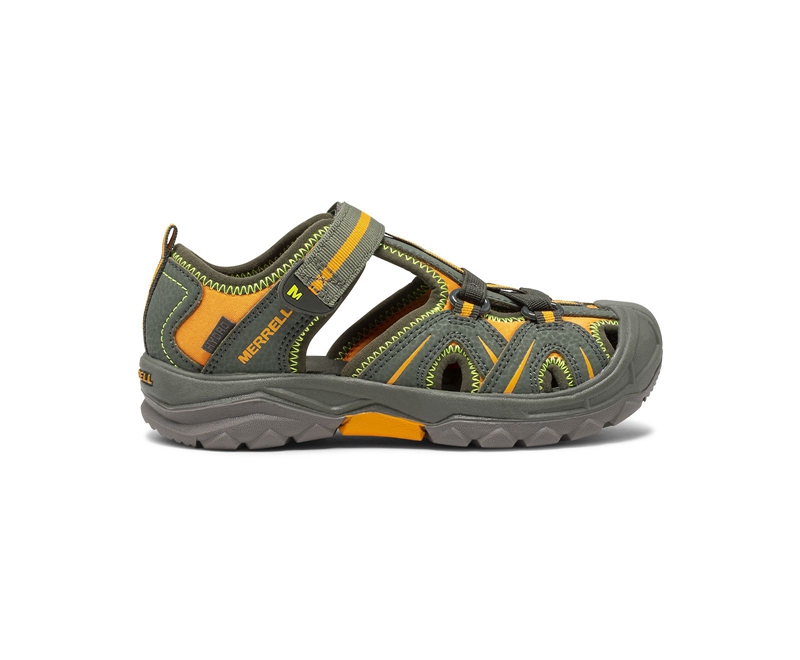 Merrell Hydro Kids\' Sandals Olive | 5062-KREFO