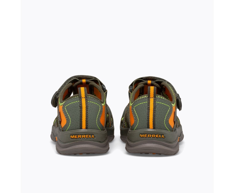 Merrell Hydro Kids' Sandals Olive | 8170-STCOE