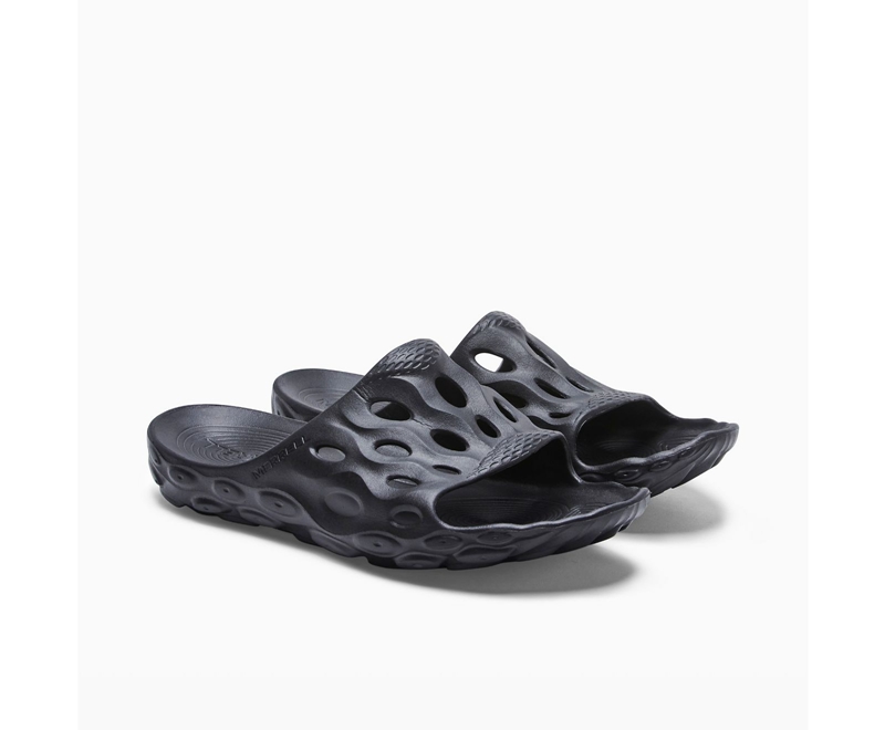 Merrell Hydro Slide Men's Hiking Sandals Black | 9086-AQTRI