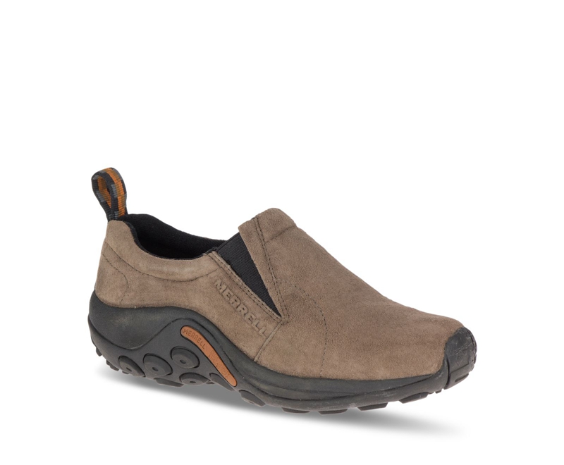 Merrell Jungle Moc Wide Width Women's Slip Ons Brown | 1298-KAMDU