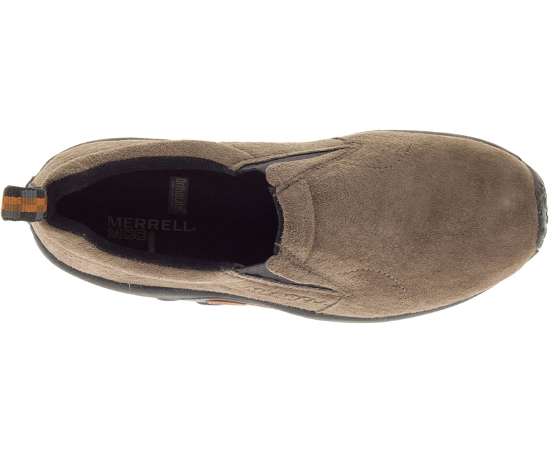 Merrell Jungle Moc Wide Width Women's Slip Ons Brown | 1298-KAMDU