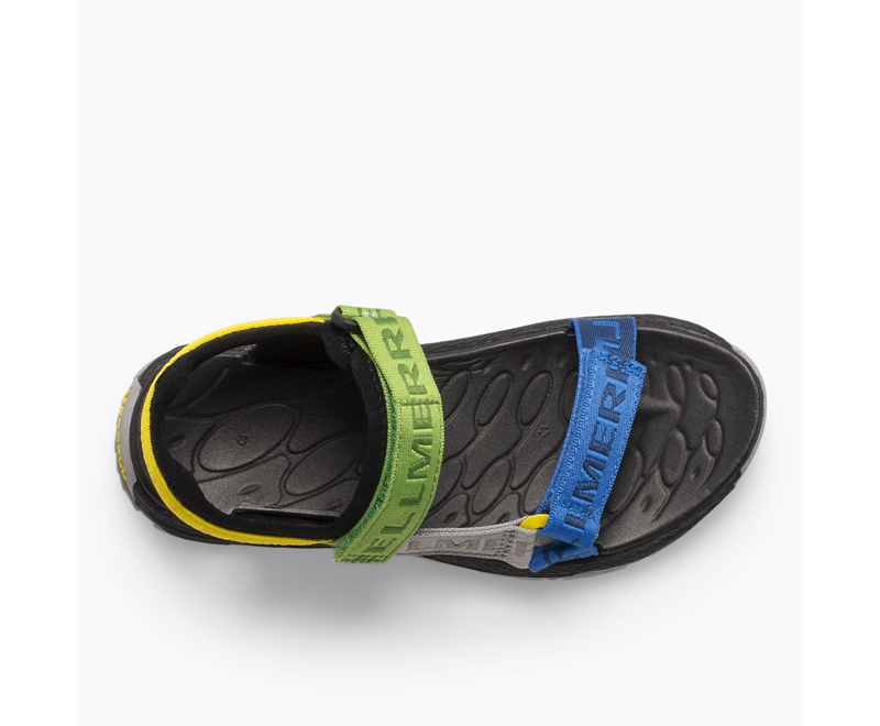 Merrell Kahuna Web Kids' Sandals Black / Multicolor | 1937-LUPRV