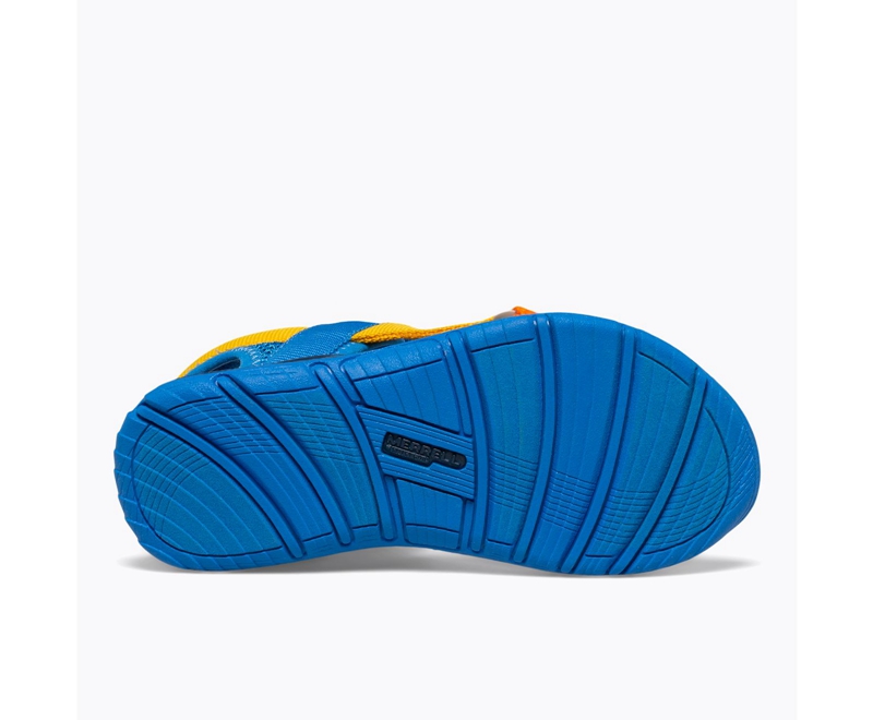 Merrell Kahuna Web Kids' Sandals Blue Multicolor | 5296-LHDRE