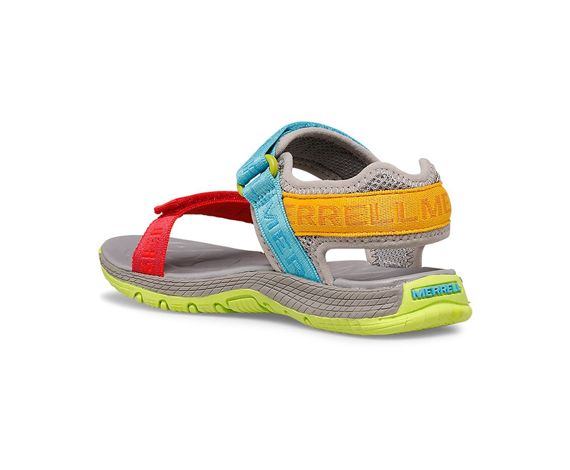 Merrell Kahuna Web Kids' Sandals Grey / Multicolor | 2417-OPCED