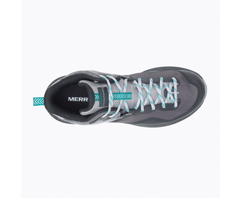 Merrell MQM 3 Mid GORE-TEX® Women's Hiking Boots Grey / Turquoise | 4627-CKBUP