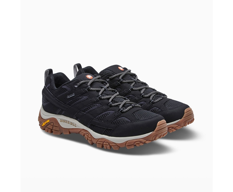 Merrell Moab 2 GORE-TEX® Men's Hiking Shoes Black | 8796-XRMEO