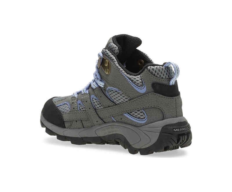 Merrell Moab 2 Mid Kids' Waterproof Boots Grey | 2859-BIQUK