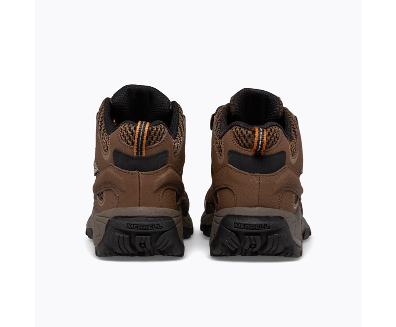 Merrell Moab 2 Mid Kids' Waterproof Boots Copper Brown | 4281-WUFMZ