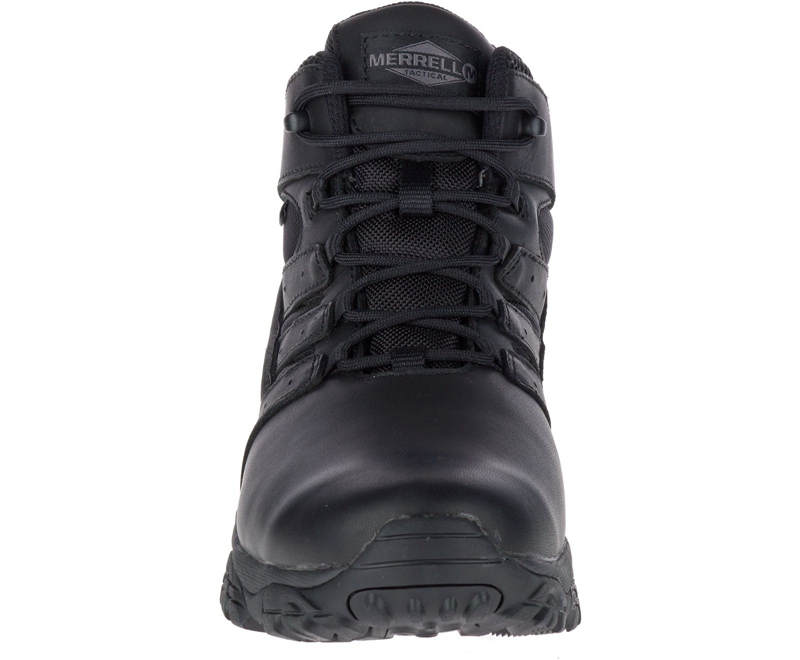 Merrell Moab 2 Mid Tactical Response Men's Waterproof Boots Black | 0673-IMASD