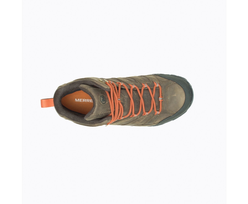 Merrell Moab 2 Prime Mid Wide Width Men's Hiking Boots Copper | 5823-WIDOZ