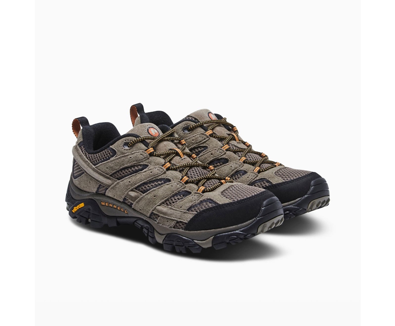 Merrell Moab 2 Ventilator Wide Width Men's Hiking Shoes Olive | 3265-UKGLZ