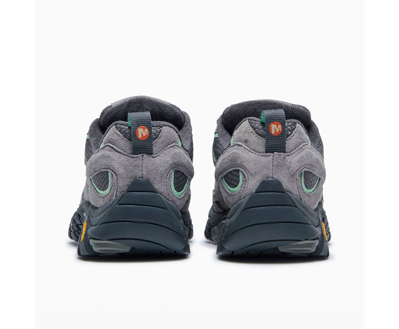 Merrell Moab 2 Women's Hiking Shoes Deep Grey / Mint | 3612-GKULQ