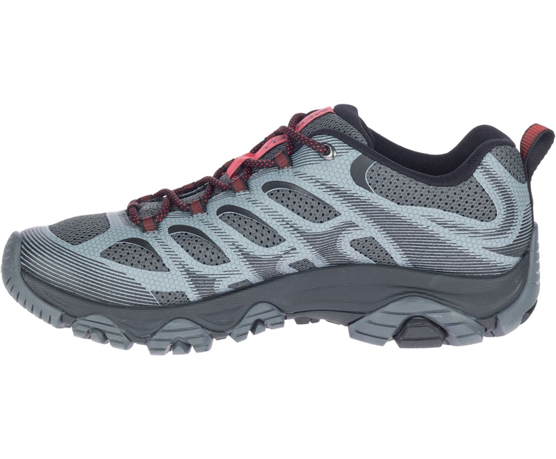 Merrell Moab 3 Edge Wide Width Men's Hiking Shoes Grey | 3501-HYJQI