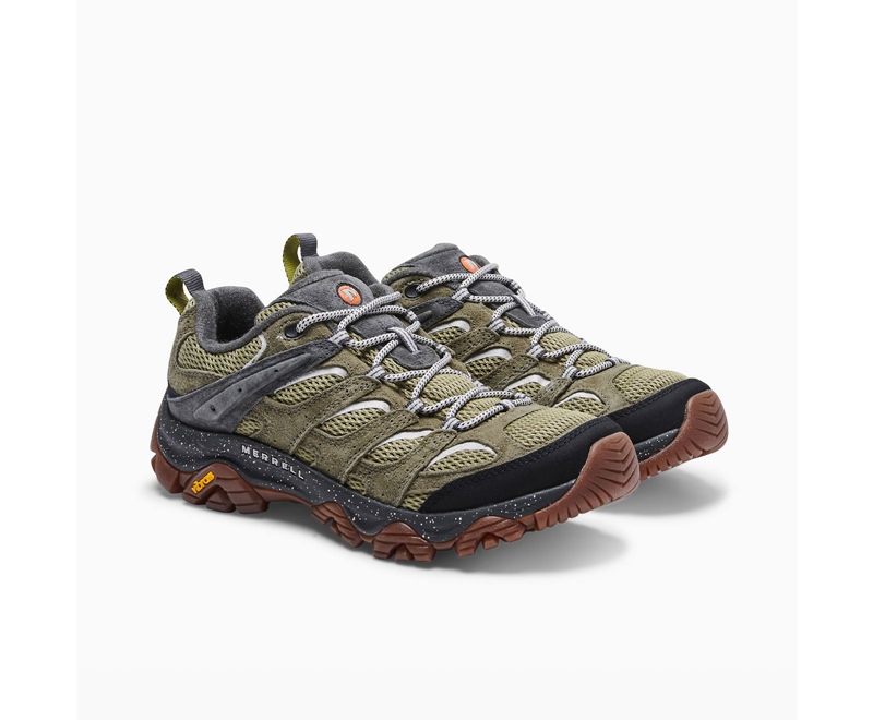 Merrell Moab 3 Men's Hiking Shoes Olive | 1369-LCEYF