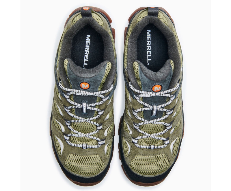 Merrell Moab 3 Men's Hiking Shoes Olive | 1369-LCEYF