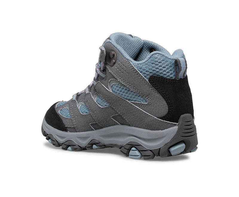 Merrell Moab 3 Mid Kids' Waterproof Boots Dark Grey | 3027-IFSOC